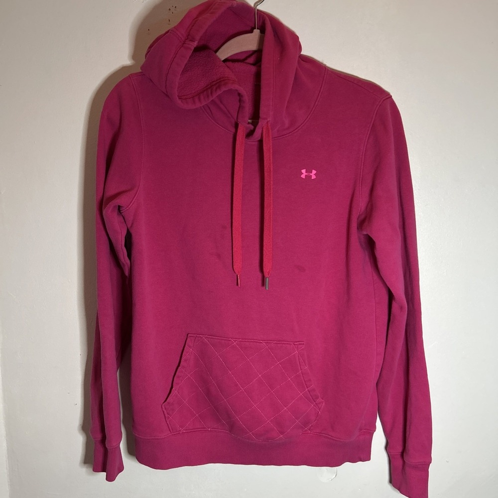 UNDER ARMOUR WOMANS HOODIE SWEATSHIRT SIZE MEDIUM IN GOOD CONDITION